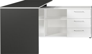 Письменный стол 4188, серый/белый цвет цена и информация | Компьютерные, письменные столы | 220.lv