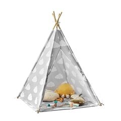 Bērnu telts SoBuy OSS03-A01, pelēks cena un informācija | Bērnu rotaļu laukumi, mājiņas | 220.lv