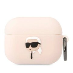 Беспроводные наушники Karl Lagerfeld 3D Logo NFT Choupette TPU Case for Airpods 1|2 White цена и информация | Аксессуары для наушников | 220.lv