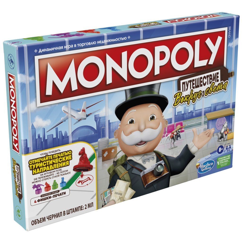 MONOPOLY Galda spēle "Monopoly - World Tour", (krievu valodā) цена и информация | Galda spēles | 220.lv