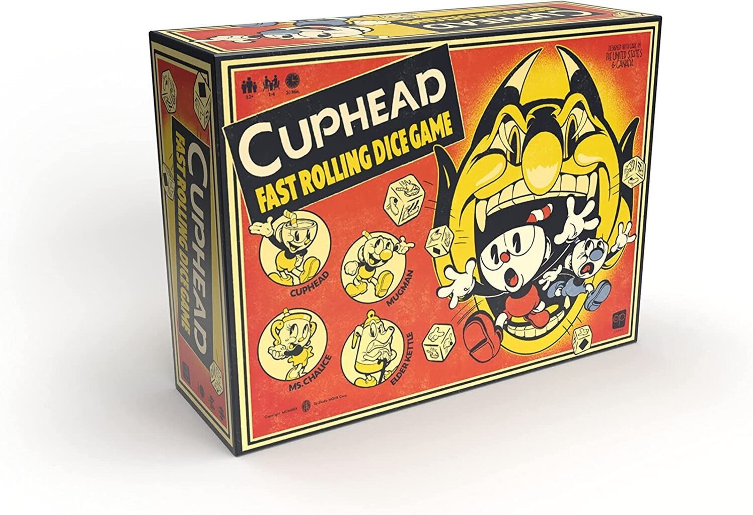 Galda spēle Cuphead: Fast Rolling Dice Game цена и информация | Galda spēles | 220.lv