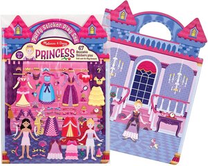 MELISSA & DOUG Pufīgās uzlīmes "Princeses" цена и информация | Развивающие игрушки | 220.lv