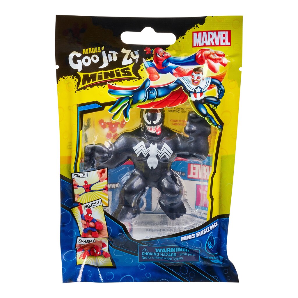 HEROES OF GOO JIT ZU MINI Marvel figūriņas, vienpaka, W5 cena un informācija | Rotaļlietas zēniem | 220.lv