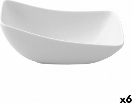 Ariane Bļoda Ariane Vital Kvadrāta Keramika Balts (Ø 14 cm) (6 gb.) cena un informācija | Trauki, šķīvji, pusdienu servīzes | 220.lv