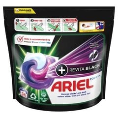 Ariel All-in-1 PODs +Revita Black капсулы для стирки, 36 шт. цена и информация | Ariel Кухонные товары, товары для домашнего хозяйства | 220.lv