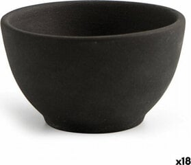 чаша Quid Mineral Керамика Чёрный (9 x 5 cm) (18 штук) цена и информация | Посуда, тарелки, обеденные сервизы | 220.lv