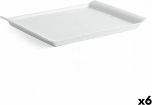 Поднос Quid Gastro Fresh Керамика Белый (31 x 23 cm) (6 штук) цена и информация | Посуда, тарелки, обеденные сервизы | 220.lv