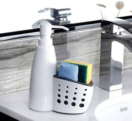 Trauku mazgāšanas šķidruma dozators un sūkļu turētājs ST95 cena un informācija | Virtuves piederumi | 220.lv