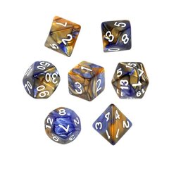 Dice Rebel RPG kauliņu komplekts, oranžs un zils cena un informācija | Galda spēles | 220.lv