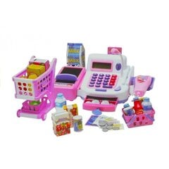 Rotaļu kases aparāts ar piederumiem Lean Toys cena un informācija | Rotaļlietas meitenēm | 220.lv