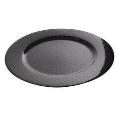 тарелка, черная, 33 см цена и информация | Посуда, тарелки, обеденные сервизы | 220.lv