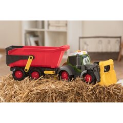 Traktors ar piekabi Happy Fendt Trailer, 65 cm cena un informācija | Rotaļlietas zēniem | 220.lv