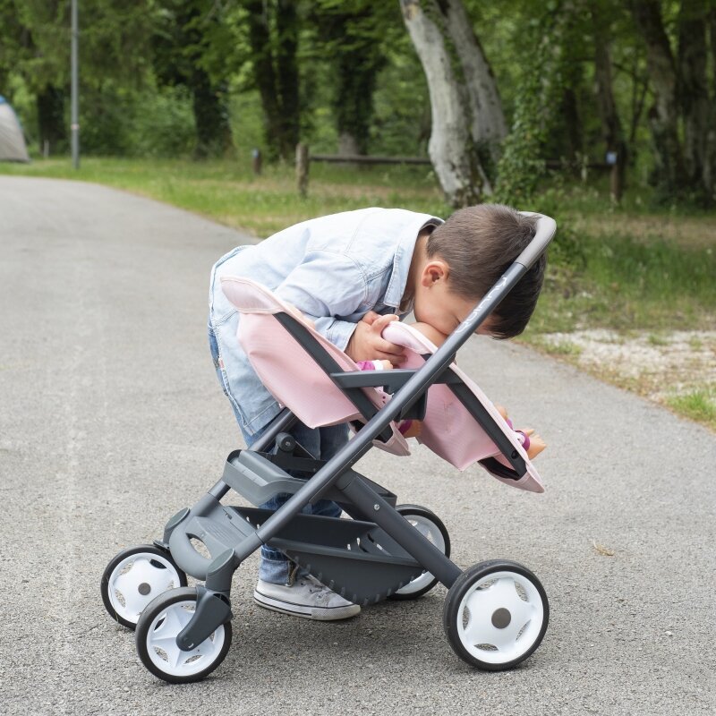 Leļļu rati dvīņiem Maxi Cosi Quinny - Smoby цена и информация | Rotaļlietas meitenēm | 220.lv