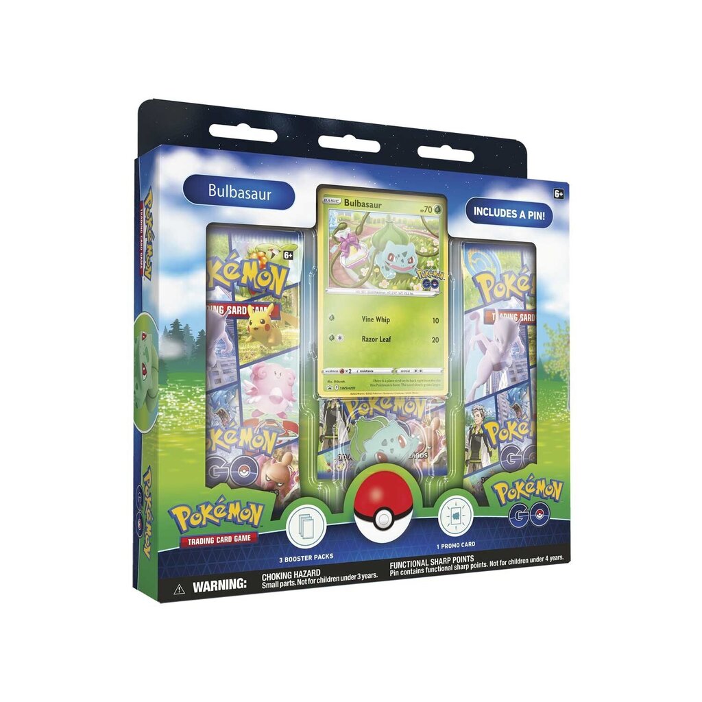 Kāršu spēle Pokemon TCG — Pokemon GO Pin Collection — Bulbasaur цена |  220.lv