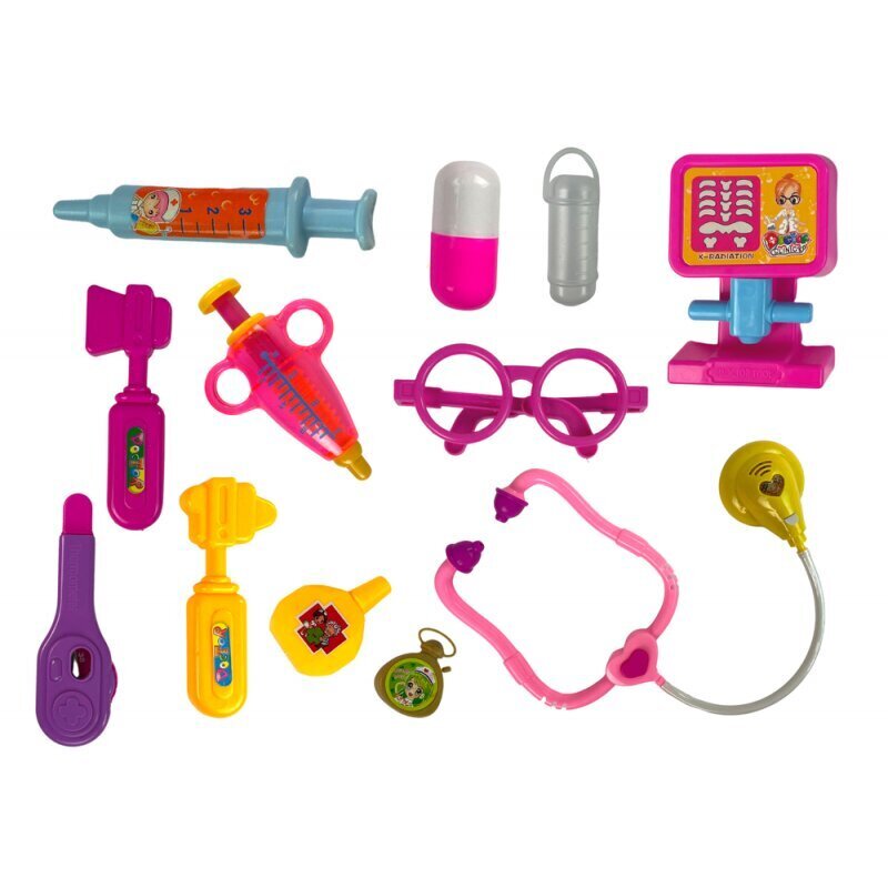 LeanToys ārsta rotaļu komplekts, rozā cena un informācija | Rotaļlietas meitenēm | 220.lv