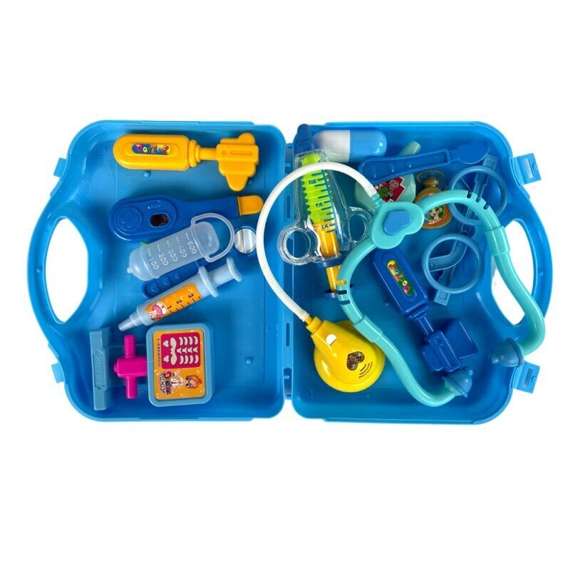 LeanToys ārsta rotaļu komplekts, zils cena un informācija | Rotaļlietas meitenēm | 220.lv