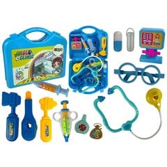 LeanToys ārsta rotaļu komplekts, zils цена и информация | Игрушки для девочек | 220.lv