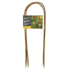 Bambusa atbalsta kociņi 150cm 3gab cena un informācija | Ziedu statīvi, puķu podu turētāji | 220.lv