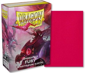 Spēle Dragon Shield Japanese size Dual Matte Sleeves - Fury (60 gab.) цена и информация | Настольная игра | 220.lv