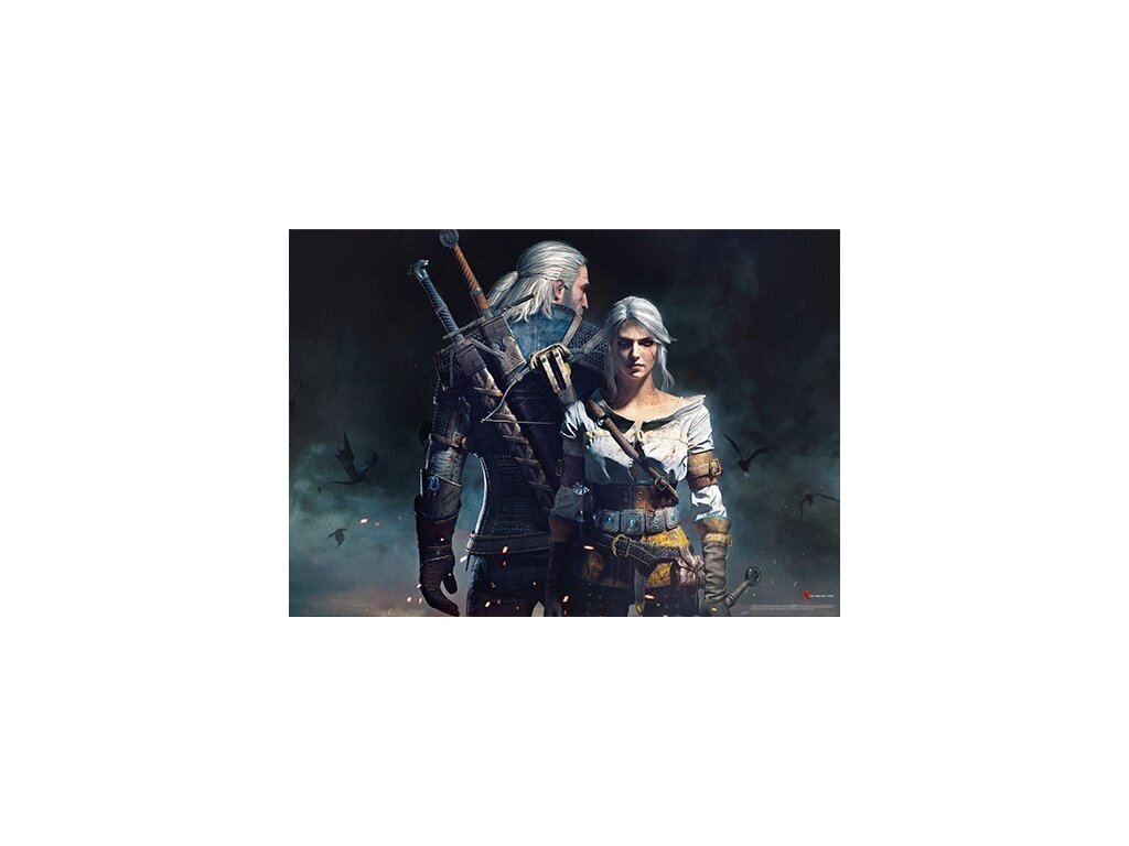 The Witcher: Geralt & Ciri puzle цена и информация | Puzles, 3D puzles | 220.lv