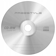 CD-RW Omega x12 Перезаписываемый, 10 шт. цена и информация | Виниловые пластинки, CD, DVD | 220.lv