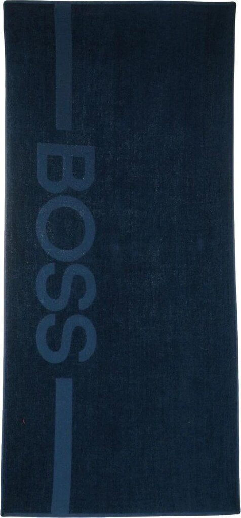 Boss pludmales dvielis, 150x72 cm, zils cena un informācija | Dvieļi | 220.lv