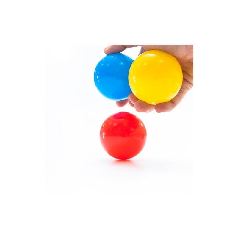 Plastmasas bumbiņas bērnu rotaļām 100 gab ∅ 6cm, dažādu krāsu цена и информация | Rotaļlietas zīdaiņiem | 220.lv