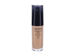 Тональный крем Shiseido Synchro Skin Glow Luminizing Fluid Golden 4, 30 мл цена и информация | Пудры, базы под макияж | 220.lv