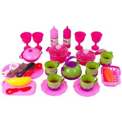 Набор игровой посуды Lean Toys 31 деталь цена и информация | Игрушки для девочек | 220.lv