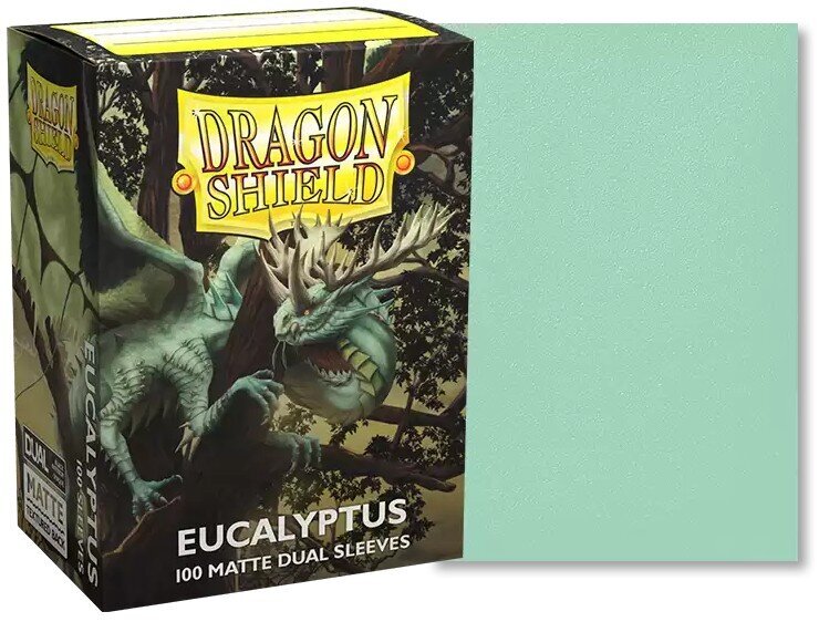 Spēle Dragon Shield Standard Matte Dual Sleeves - Eucalyptus (100 gab.) cena un informācija | Galda spēles | 220.lv