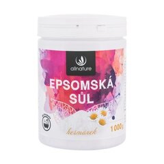 Allnature Epsom Salt Chamomile - Vannas sāls muskuļu relaksācijai, 1000.0 g цена и информация | Масла, гели для душа | 220.lv