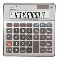 Kalkulators Vector VC-500 VII cena un informācija | Kancelejas preces | 220.lv