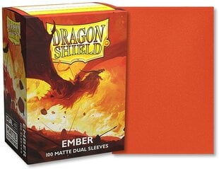 Spēle Dragon Shield Standard Matte Dual Sleeves - Ember (100 gab.) cena un informācija | Galda spēles | 220.lv