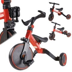 Трехколесный кроссовый велосипед Trike Fix Mini с педалями 3 в 1, красный цена и информация | Трехколесные велосипеды | 220.lv