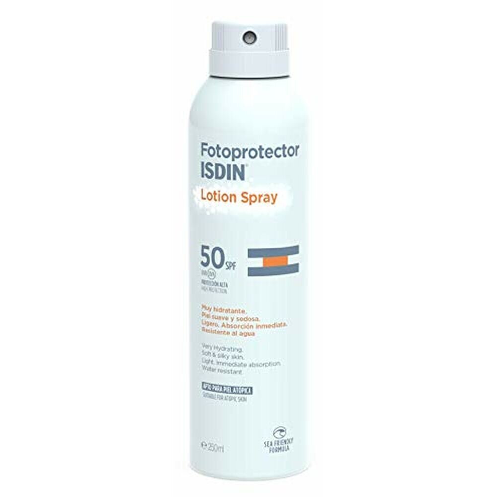 Pretapdeguma aerosols Isdin Fotoprotector Spf 50 (200 ml) cena un informācija | Sauļošanās krēmi | 220.lv