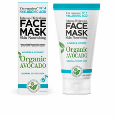 Mitrinoša Sejas maska The Conscious Hyaluronic Acid Avokado (50 ml) cena un informācija | Sejas maskas, acu maskas | 220.lv