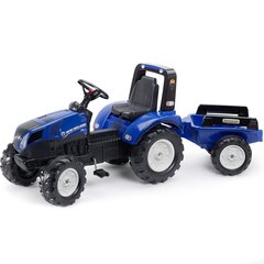 Трактор Minamatic с прицепом - New Holland Large цена и информация | Игрушки для мальчиков | 220.lv