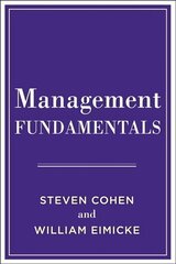 Management Fundamentals cena un informācija | Ekonomikas grāmatas | 220.lv