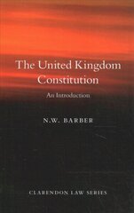 United Kingdom Constitution: An Introduction cena un informācija | Ekonomikas grāmatas | 220.lv