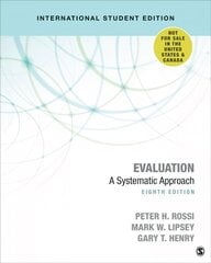 Evaluation - International Student Edition: A Systematic Approach 8th Revised edition цена и информация | Энциклопедии, справочники | 220.lv