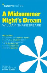 Midsummer Night's Dream SparkNotes Literature Guide цена и информация | Исторические книги | 220.lv