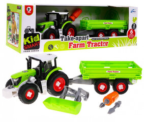 Saliekams traktors ar piekabi cena un informācija | Rotaļlietas zēniem | 220.lv