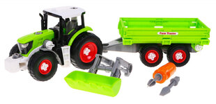 Saliekams traktors ar piekabi cena un informācija | Rotaļlietas zēniem | 220.lv