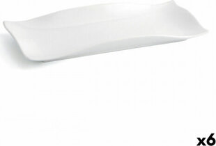 Поднос Quid Gastro Fresh Керамика Белый (31 x 23 cm) (6 штук) цена и информация | Посуда, тарелки, обеденные сервизы | 220.lv