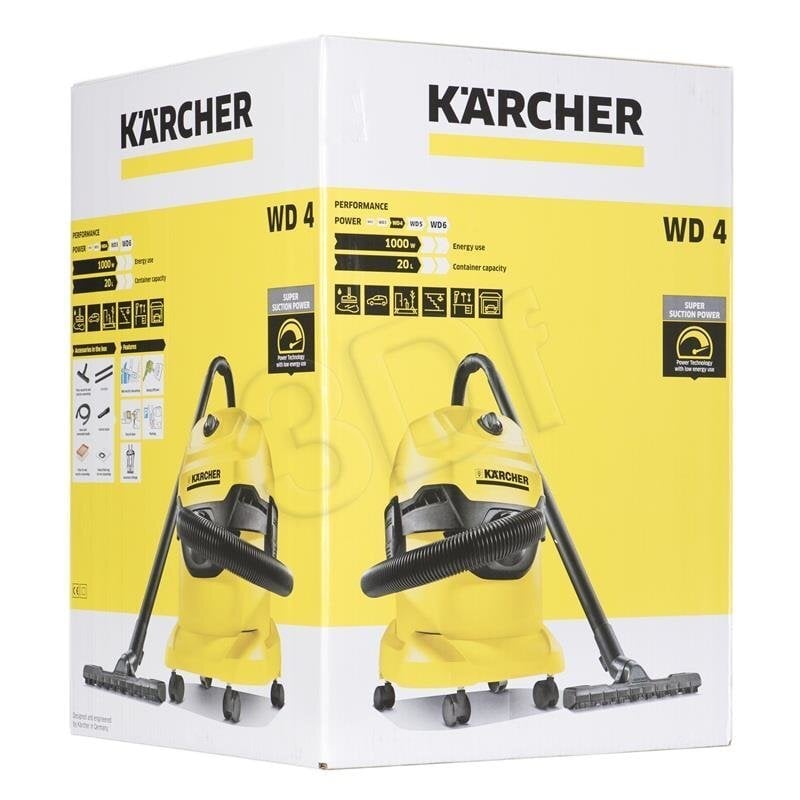 Karcher WD4 (1.348-111.0) цена и информация | Putekļu sūcēji | 220.lv