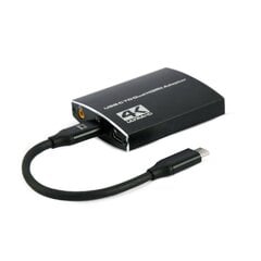 Кабель USB-C — HDMI GEMBIRD A-CM-HDMIF2-01 Чёрный цена и информация | Адаптеры и USB разветвители | 220.lv