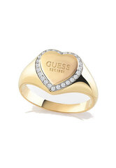 Guess Romantisks zeltīts gredzens Fine Heart JUBR01430JWYG цена и информация | Кольца | 220.lv