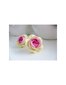 Troli Pink-vanilla dangling earrings in the shape of Summer Flower flowers cena un informācija | Auskari | 220.lv