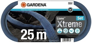 Tekstila šļūteņu komplekts Gardena Liano Xtreme, 25 m цена и информация | Оборудование для полива | 220.lv