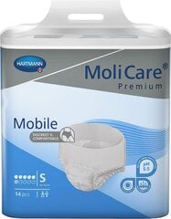 Molicare® Premium Mobile 6 Tropfen GR. Mazs UnitCount 14 B08B8WLBGF цена и информация | Средства гигиены для мам | 220.lv